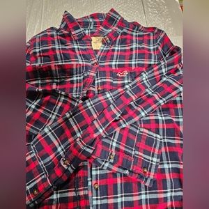 Hollister Womens Size S Plaid Shirt